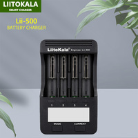 LiitoKala Lii-500 No Other Smart Battery Charger LCD Display for 18650 26650 16340 18350 3.7V 1.2V Test Battery Capacity