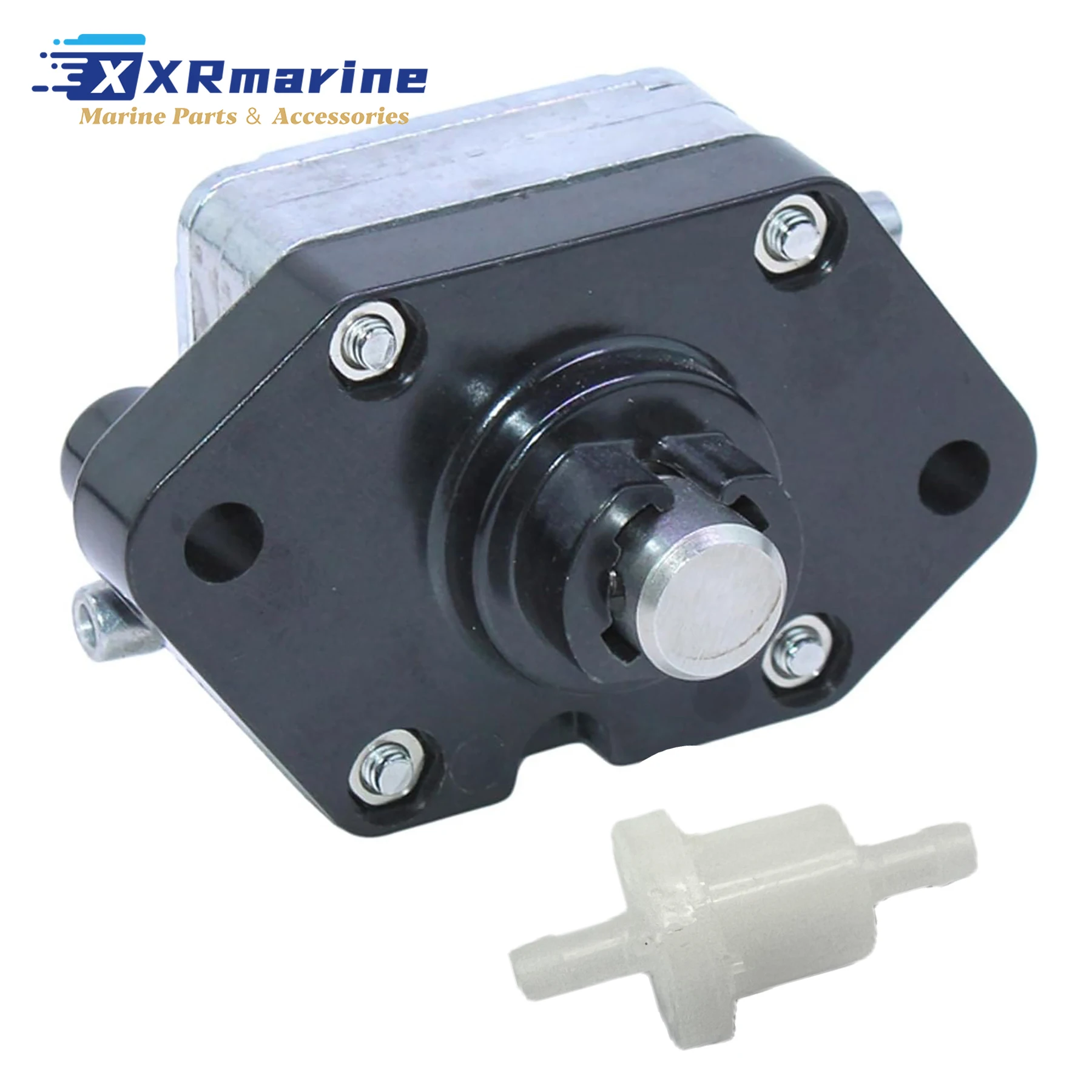 

67D-24410 Fuel Pump 6BX-24410 with Fuel Filter 646-24251-00 Fits for Yamaha Outboard 4HP F4 Motor 67D-24410-01 6BX-24410-00