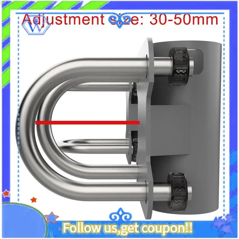 Комплект крепления M46K с адаптером для трубы для Starlink Rv/Sole/Roof/Suv/Outdoor Mount Roof Mast To Pole to Pipe Монтажный адаптер T2m1