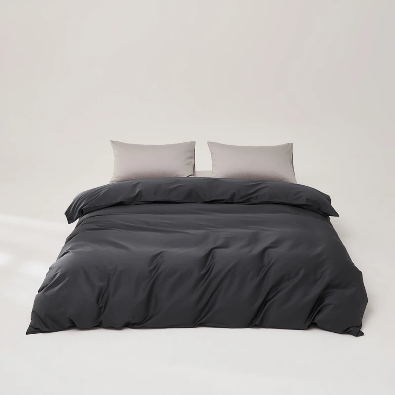 

100% Cotton Duvet Cover Comforter cover Solid color Style Bedding Quilt Cover housse de couette Bedclothes Bedspread 220x240