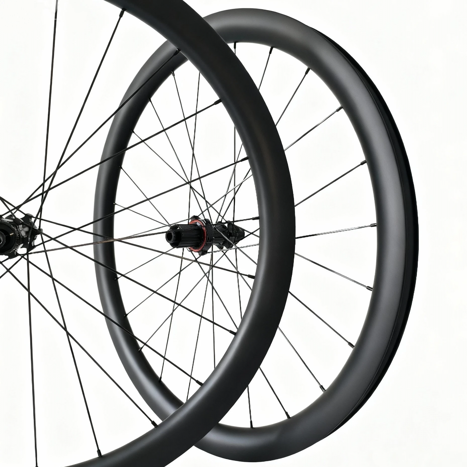 AliExpress NONE Clincher Road Disc Brake Wheels 700c Carbon 50mm Deep 28mm Wide 6 Pawl Hub UD Matte Surface Center Lock Gravel Wheelset