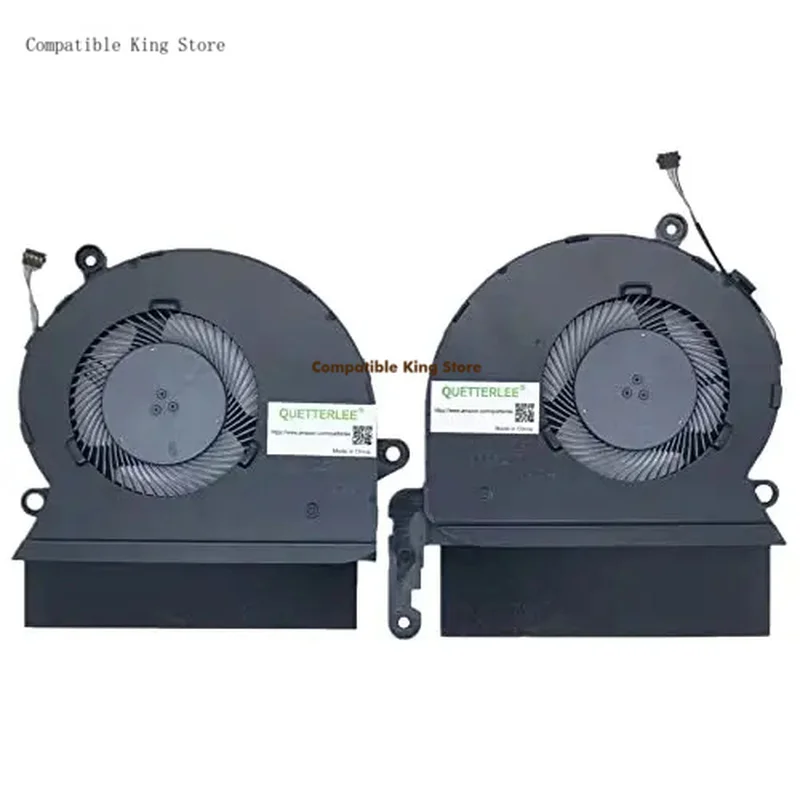 d Replacement New Laptop CPU+GPU Cooling Fan  For HP  15-DF Series L41484 L41485-001 Fan