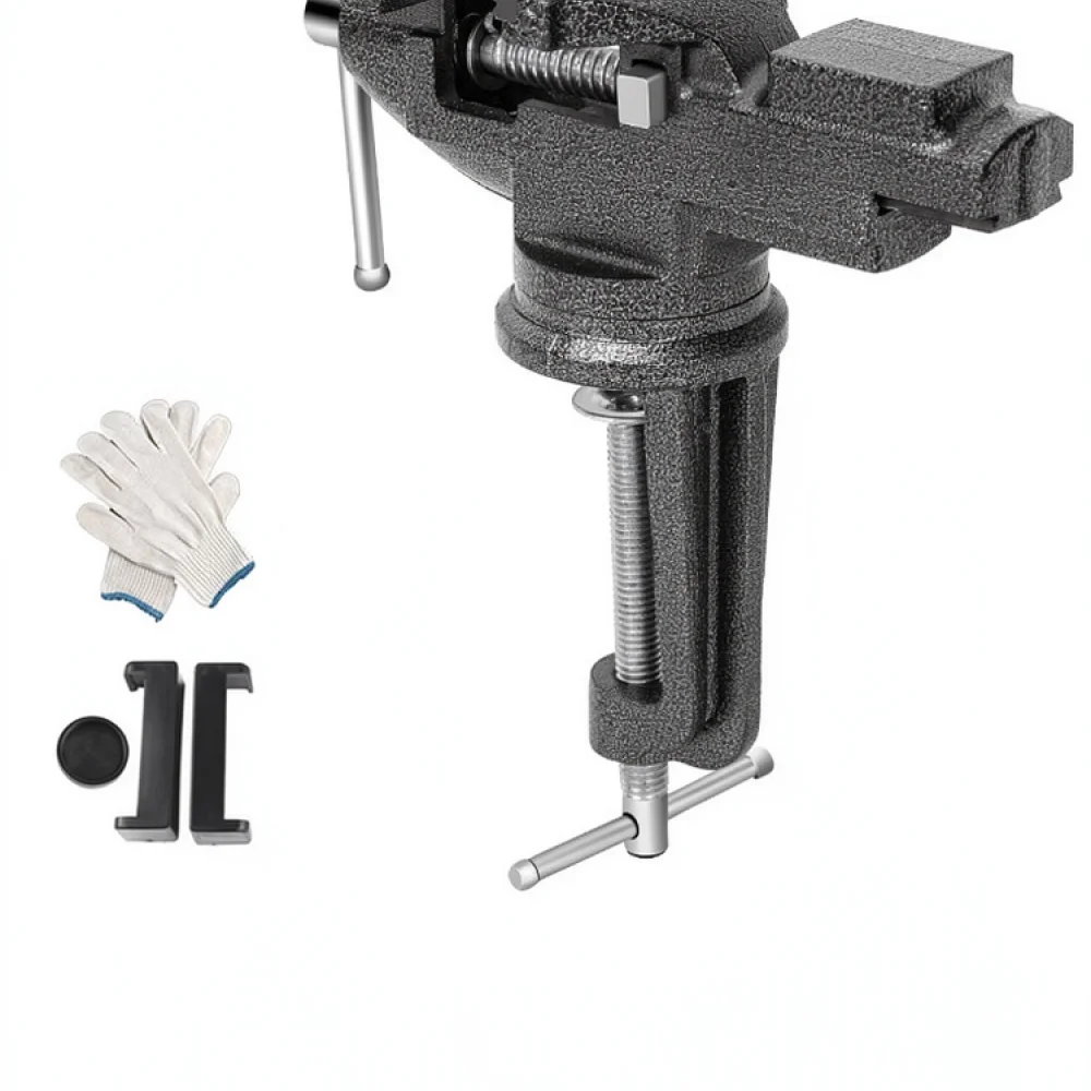 High Quality Bench Vise Compact Tabletop Clamp Secure Workpiece Holder For Mechanical Assembly Repairing Toolset