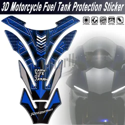 For R1 R3 R6 XJ6 YZ6 XJR1300 FZ1 fz8 FAZER TZR250 3M Motorcycle Tank Sticker Oil Gas Protector Decal Accessori Waterproof
