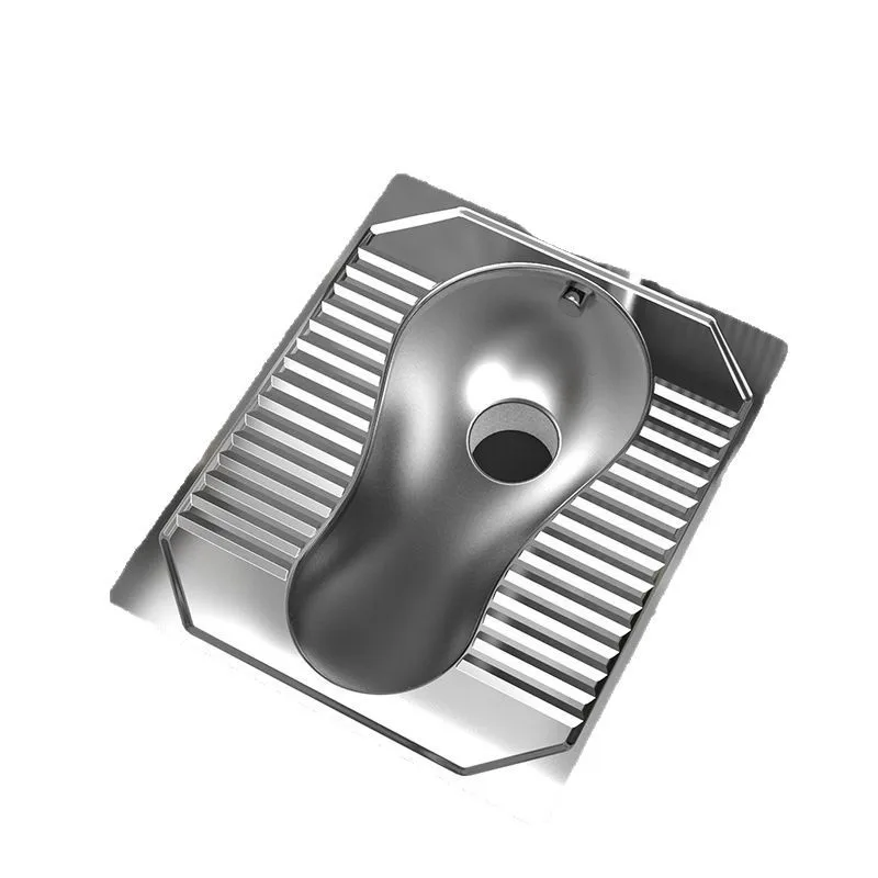 Prison squatting toilet, school prison toilet, detention center with S-bend deodorant 304 stainless steel squatting pit
