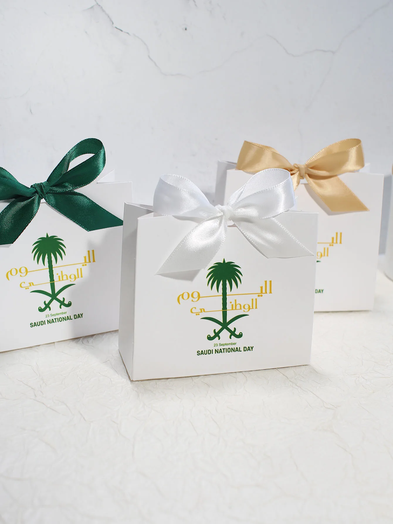 Saudi National Day Mini Candy Handbag, Used for Saudi National Day Banquet, Arab Wedding, Hotel Catering Decoration