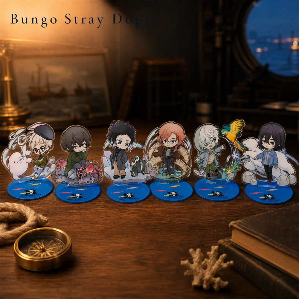 Anime Bungou Stray Dogs 10cm Acrylic Stand Tabletop Decorations Accessories Decor Gifts Exquisite Products jewelry Keychains