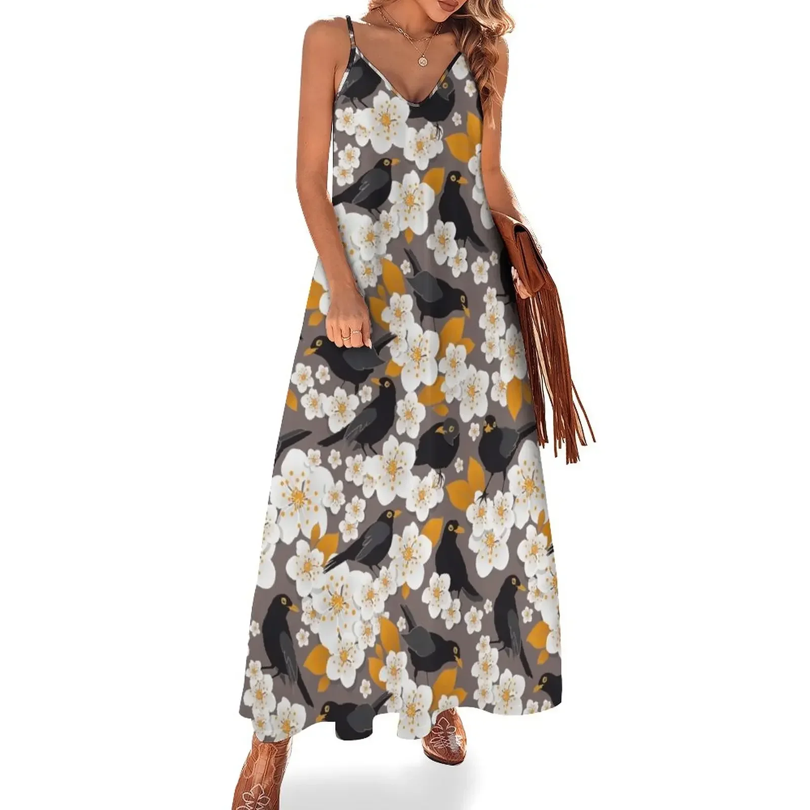 Waiting for the cherries II Sleeveless Dress women dress Dress