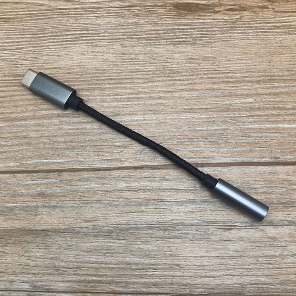 プラグアンドプレイフレキシブルヘッドフォンタイプC〜3.5mmジャック、編組、アルミニウム合金、USBアダプター、スマートフォン通話、ホームオフィス、2個