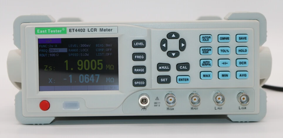 Medidor Digital LCR East Tester ET4410, medición de precisión 0.1%, 100Hz ~ 100KHz