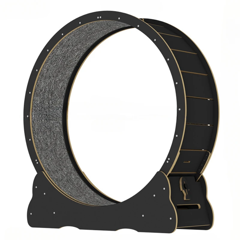 

Cat Treadmill Roller Cat Scratching Board Multicolor Cat Running Wheel Multi-layer Solid Wood Board & High-fiber Board