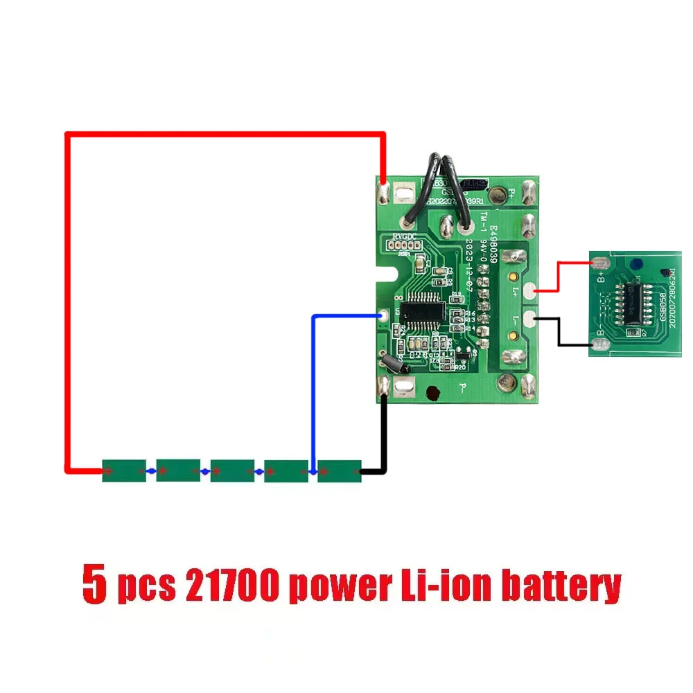 BL1830 5 X 21700 Li-ion Battery Case PCB Charging Protection Circuit Board Shell Box BL1860 For MAKITA 18V 3.0Ah 9.0Ah Housings