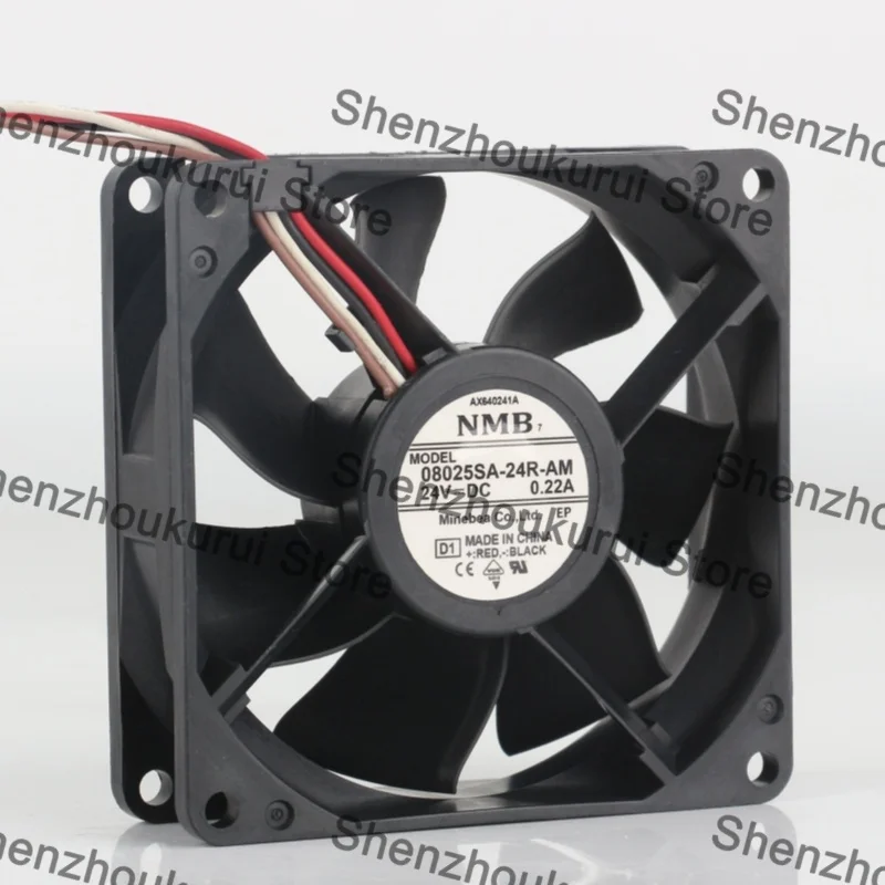 80X80X25MM New original NMB DC 24V 0.22A AC EC 8CM inverter printing copier 8025 four-wire 08025SA-24R-AM cooling fan