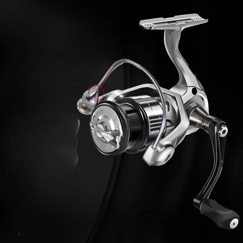 Golf second-generation micro-object spinning wheel screw-in mouth far throw oblique mouth shallow line cup fishing wheel
