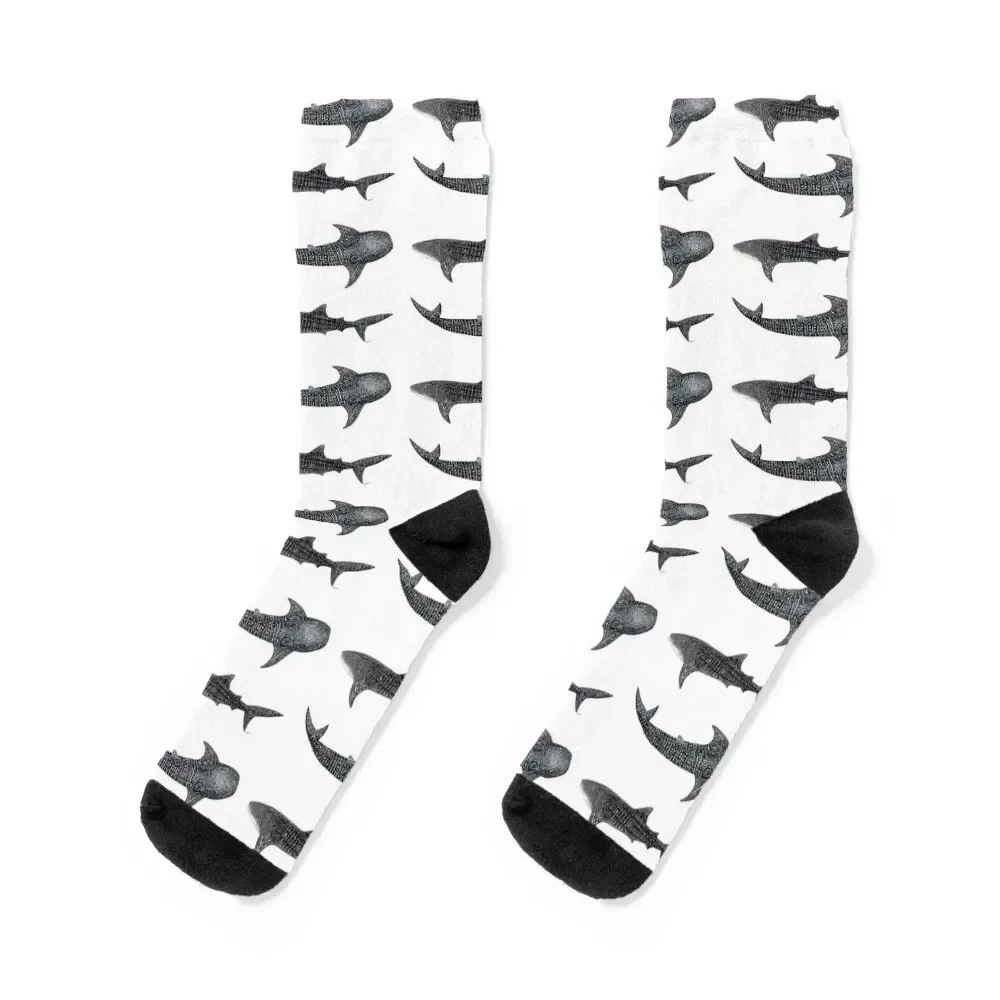 

Whale sharks Rhincodon typus Socks winter Toe sports Women Socks Men's