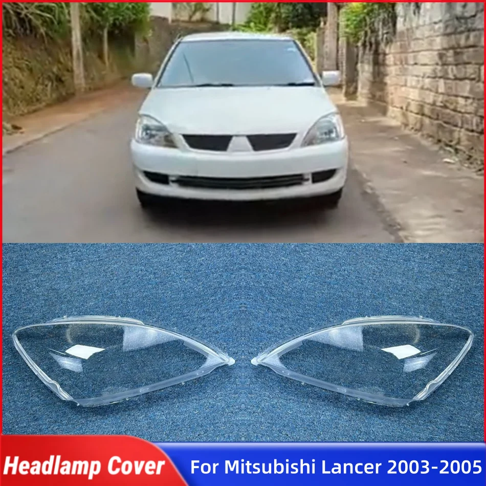 

Для Mitsubishi Lancer 2003 2004 2005, автомобильные аксессуары, крышка фары, крышка передней фары автомобиля, крышка объектива, корпус фары