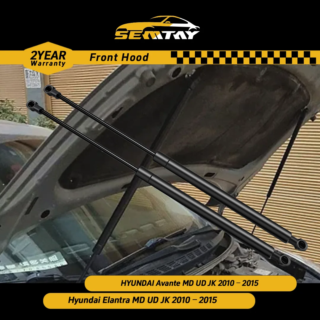 

SEMTAY Hood Struts for 2010-2015 Elantra/Avante MD UD JK Bonnet Shocks Damper Compatible with 2010-2015 HYUNDAI Models