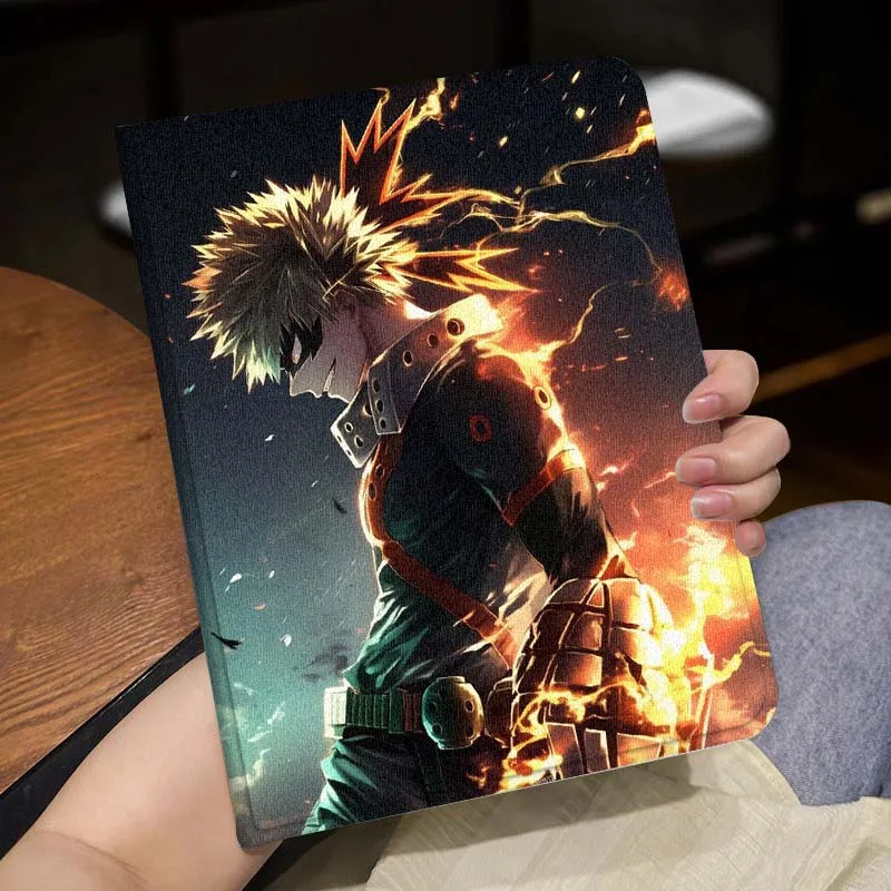 Cartoon Bakugou Katsuki Popular For Huawei MediaPad MatePad Honor Pro V6 9 V8 X9 X 10 13.3 11 Inch Pen Tray Tablet Case