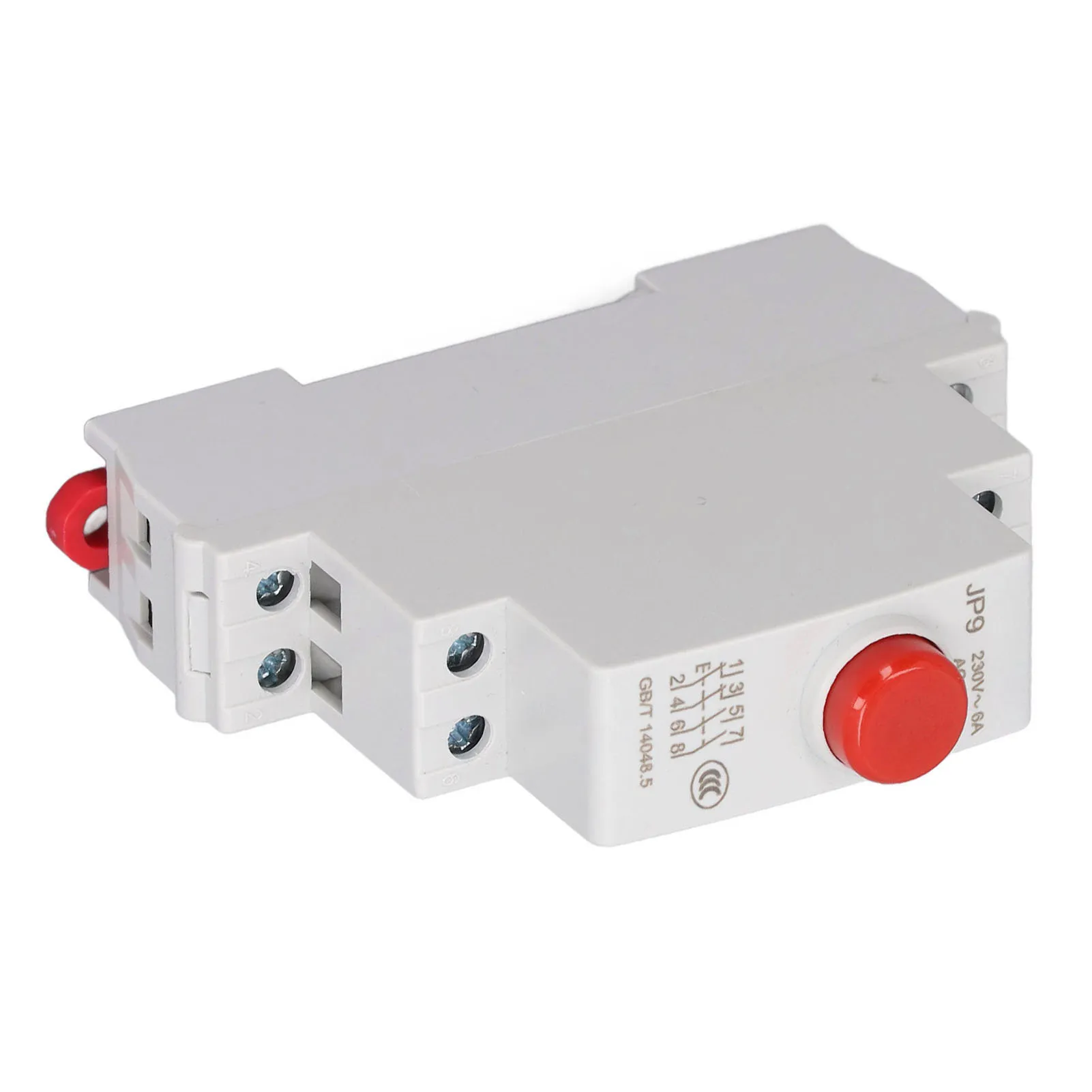 6A Din Rail Push Button Switch AC230V 2NO 2NC Pushbutton Switch for Magnetic Starter Contactor Electrical Line Control JP9