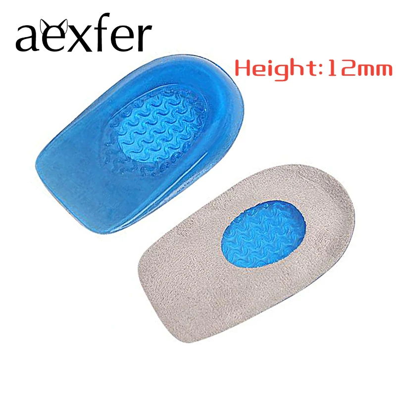 Silicone Gel Insoles Heel Cushion for Feet Soles Relieve Foot Pain Protectors Spur Support Shoes Pad Feet Care Inserts Massager