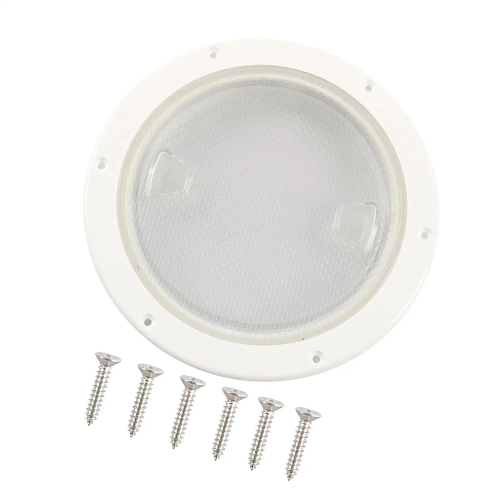 Round Inspection Hatch Deck Plate Transparent Boat Covers Non Slip Marine Protection for Yacht Kayak RV