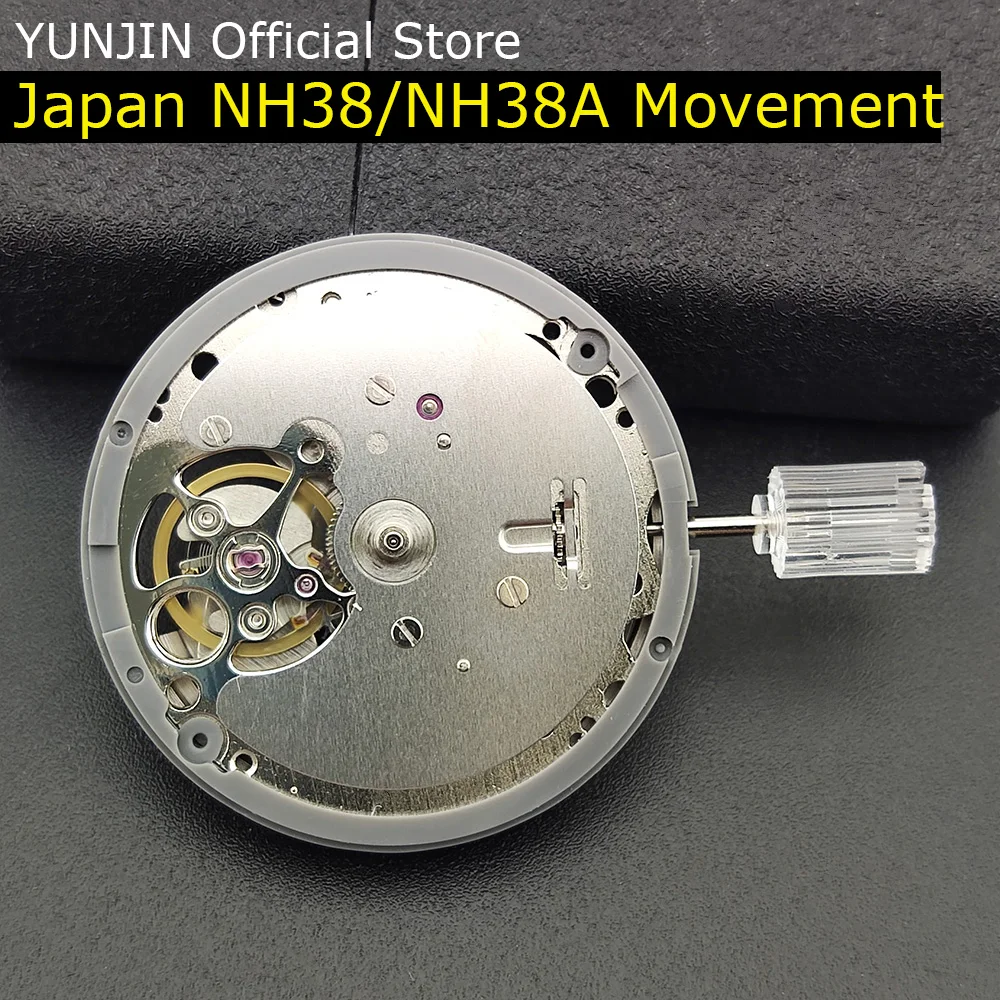 Japan Standard Mechanical Automatic Watch Movement Replacement Whole Movement Fit For NH38/NH38A Spare Parts Accessories