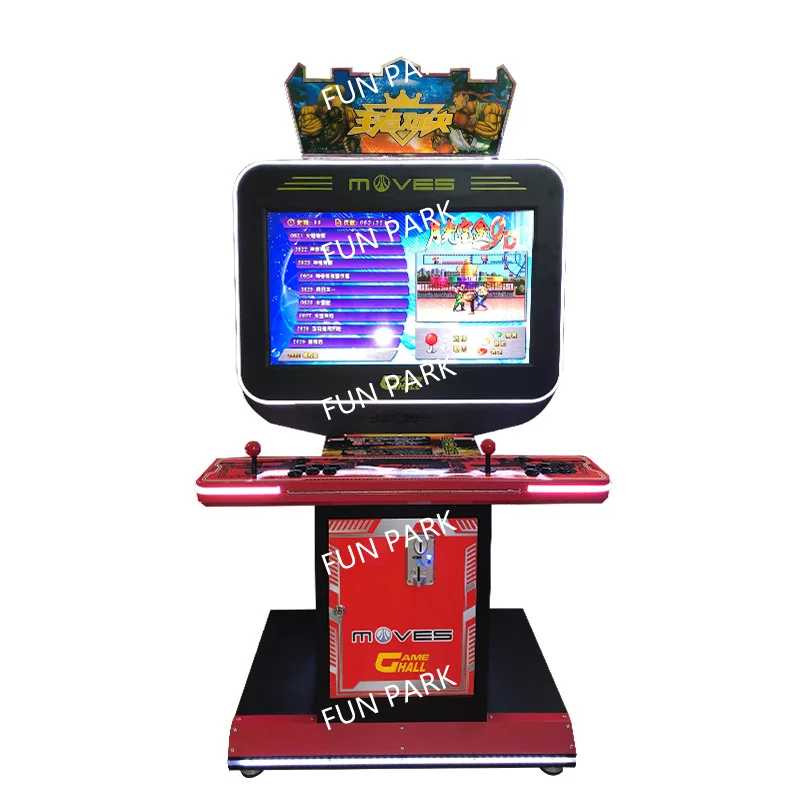 32-Inch LCD Screen Coin-Operated Fighting Arcade for Two-Player Indoor Games