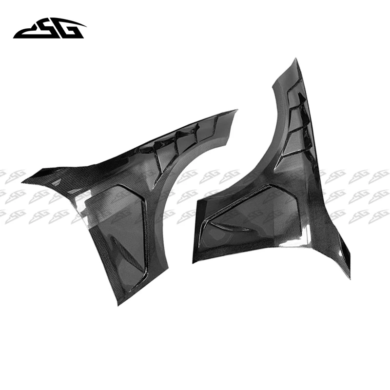 

For BMW 3 Series G20 G28 Carbon Fiber Side Fenders Front Bumper Air Vent Trim Mudguard Splitter Diffuser Auto Parts Body Kits