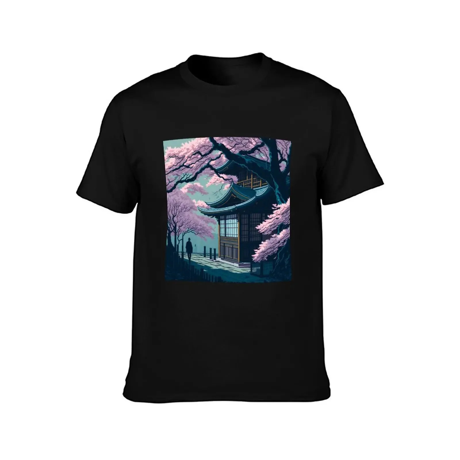 Sakura Dreams| Tokyo Blooms| Zen Garden| Blossom| Cherry Blossom Pathway| Serene Sakura| Kyoto Springtime| Oriental Oasi T-Shirt