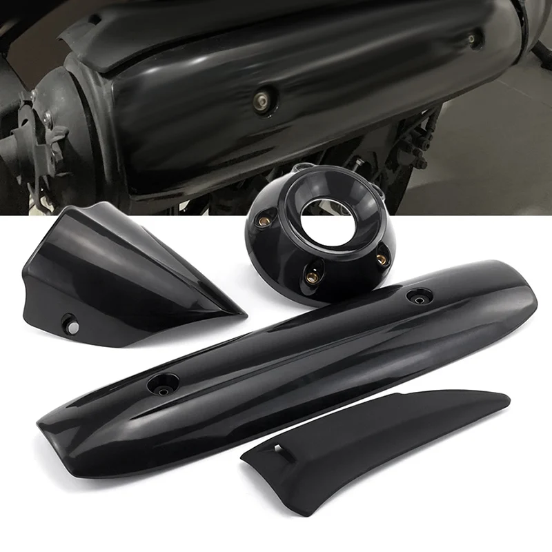 

For Yamaha XP500 TMAX500 2008-2016 TMAX530 530 2012-2016 Motorcycle Exhaust Pipe Protective Cover Heat Shield Guard