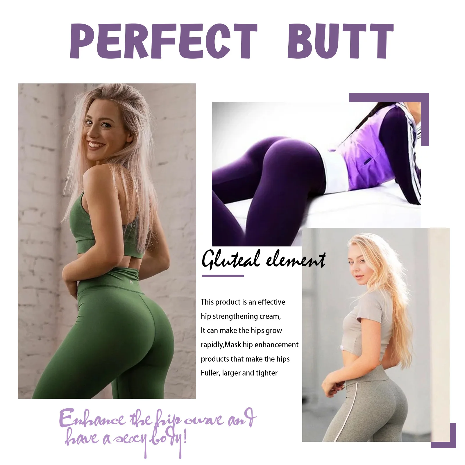 Buttock Massage Essential Oil Effective Hip Lift up Enhancement Shaping Firming Big Ass Plumping Sexy Lady Butt Enlargement Oil