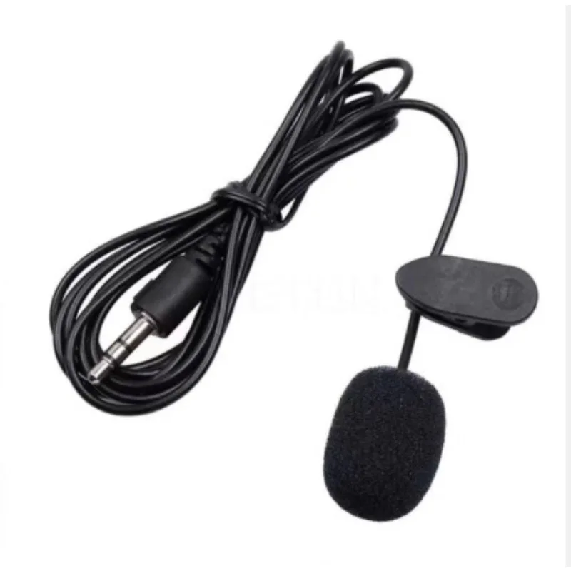 Mini Microphone Condenser Clip-on Lapel Lavalier Mic Wired for Phone For Phone Portable Mini Stereo HiFi Sound Quality