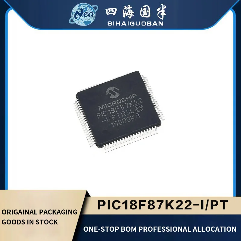 

1PCS Original Chip PIC18F87K22-I/PT TQFP80 PIC18F87K90-I/PT IC MCU