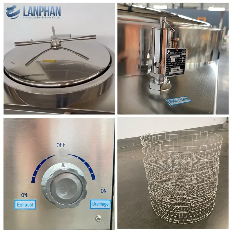 Gold Seller 200 Liter Steam Sterilization Autoclave for Laboratory for Mushroom Cultivation