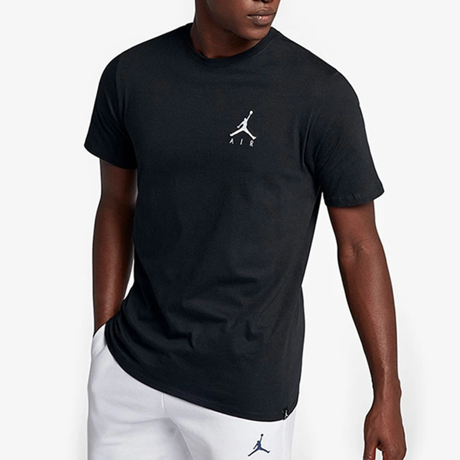 

Новая летняя мужская свободная повседневная футболка Nike Authentic JORDAN с круглым вырезом DA6800-010