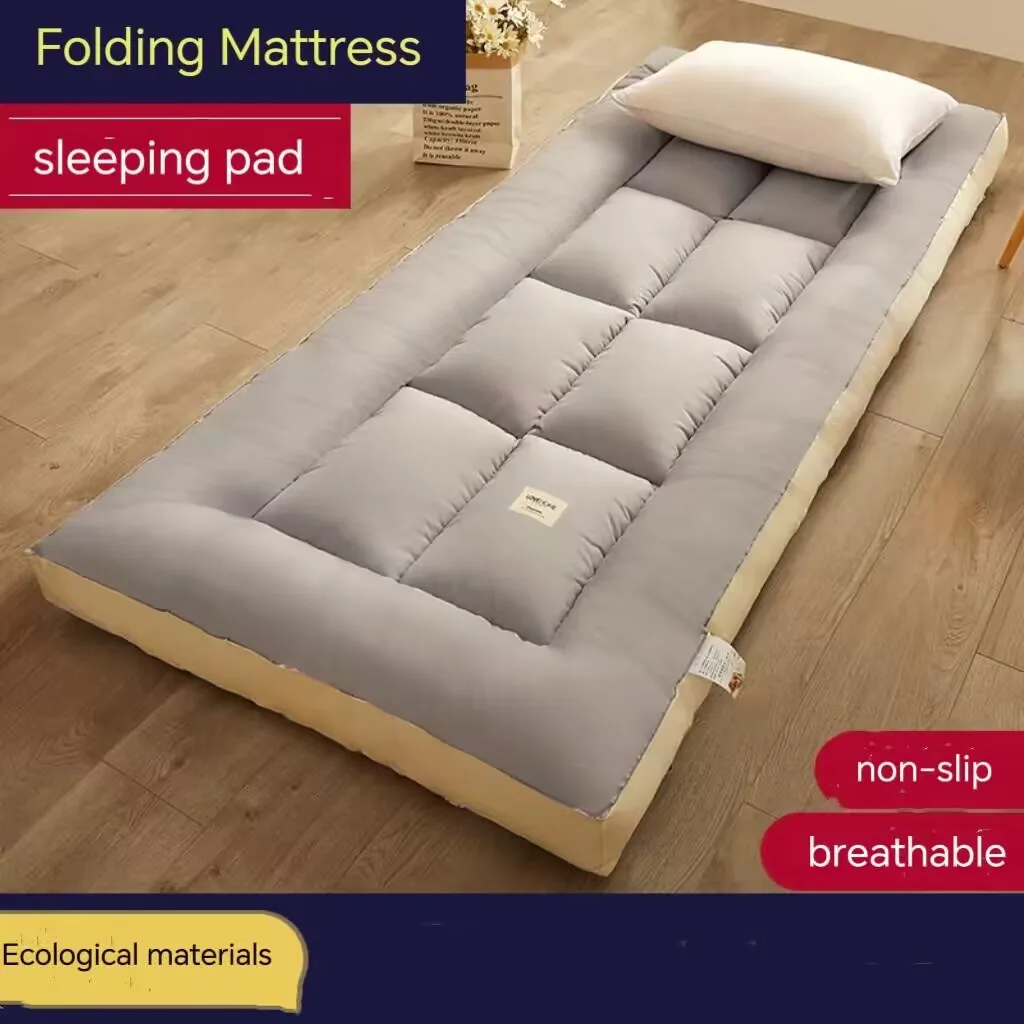 Tatami Mattress Foldable Thickened Mattress Topper Floor Mat Futon Dormitory Soft Single Bed Pad Sleeping Pad Bedroom Furniture