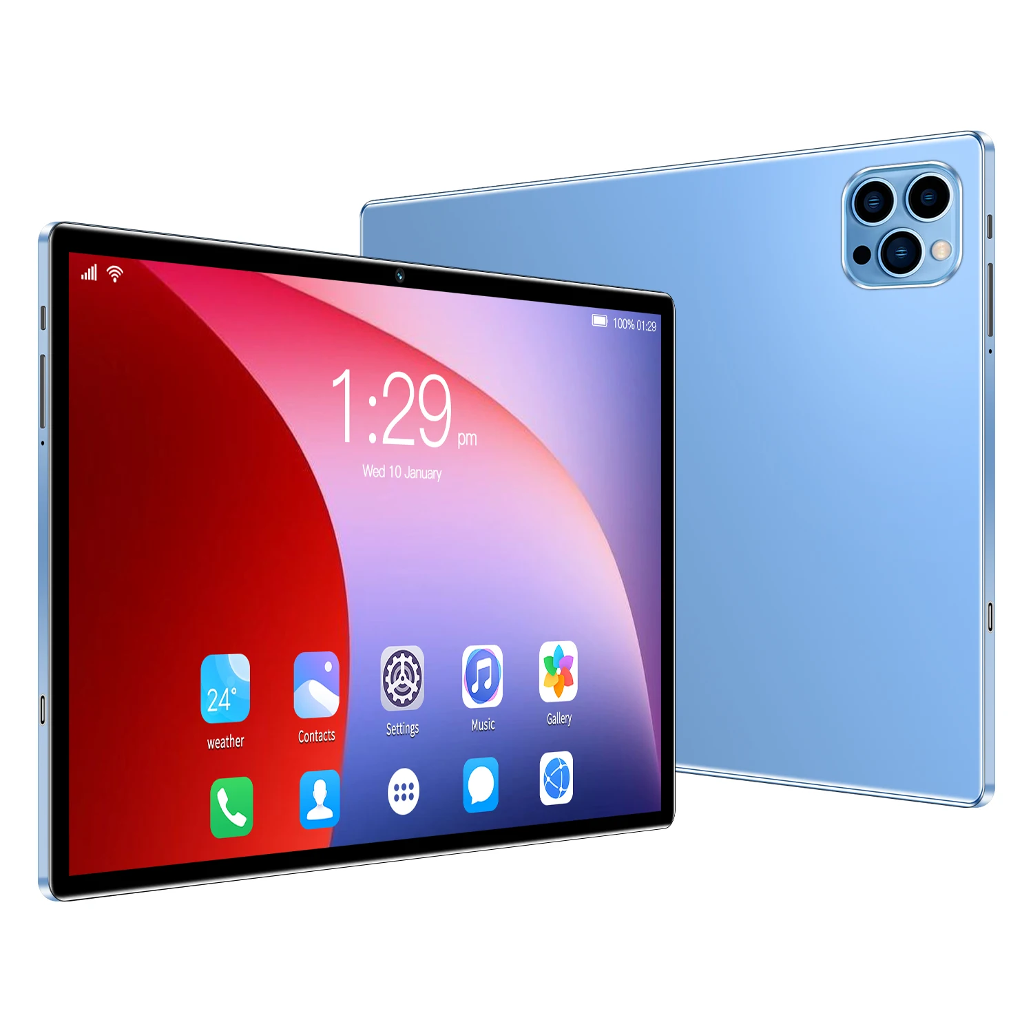 Nuovi tablet P37 da 10.1 pollici Octa Core 3G Chiamata telefonica Dual SIM Doppia fotocamera 4 + 64 GB Android 11 Google Play WiFi Versione globale