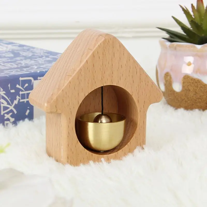 Timbre magnético decorativo para puerta, campana con forma de casa, para negocios, nevera