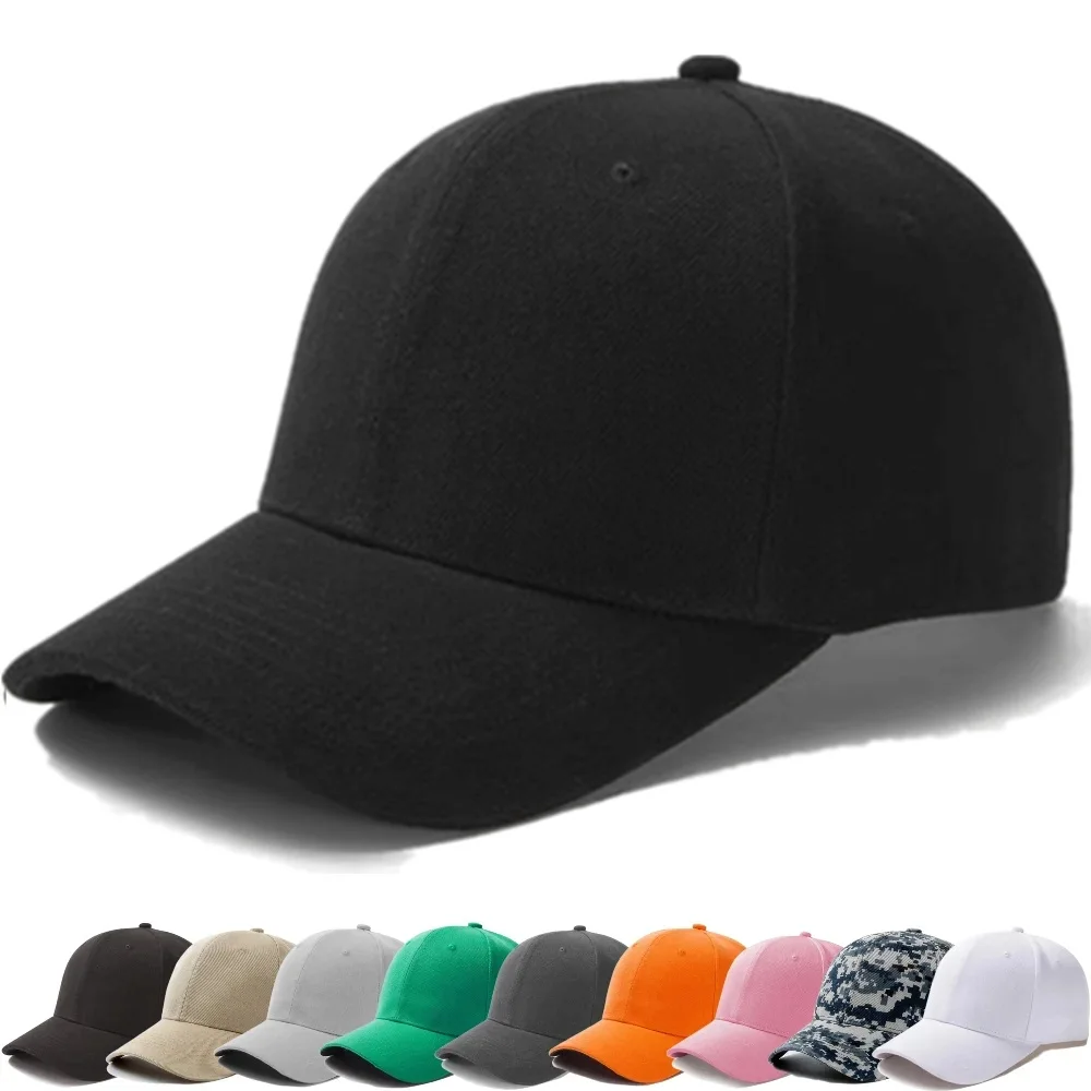 Hot Sale Unisex Plain Baseball Cap Casual Hats For Women Men Hip Hop Hat Cap