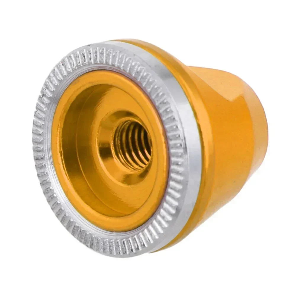 Anti-Slip Bicycle Hub Nut For Quick Release Axle M5 Wheel Nuts Bolt Screw Cap Protection Hub Aluminum Alloy Mountain Bike Parts