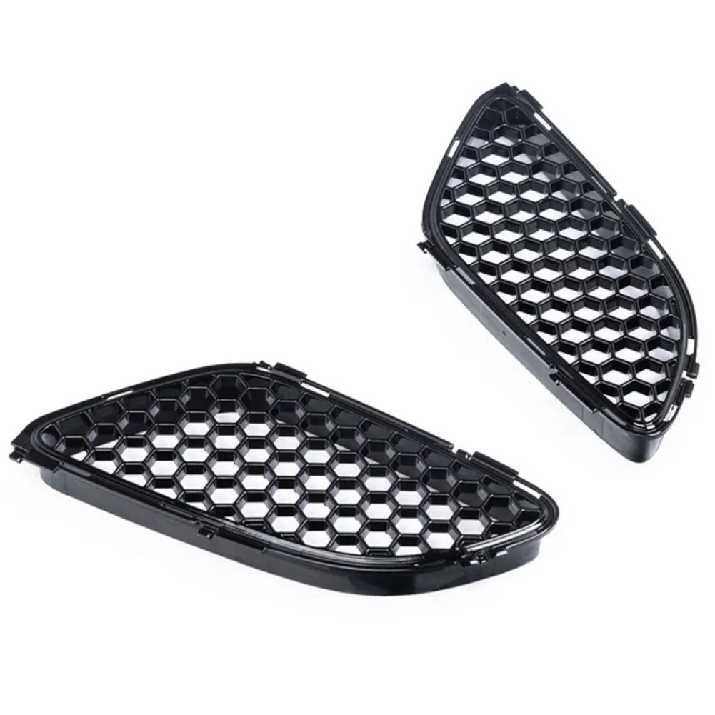 

Engine Bonnet Grille Pair Replacement for BMW E90 E92 E93 2007 2013 Black ABS Material OEM 51768041985 51768041986