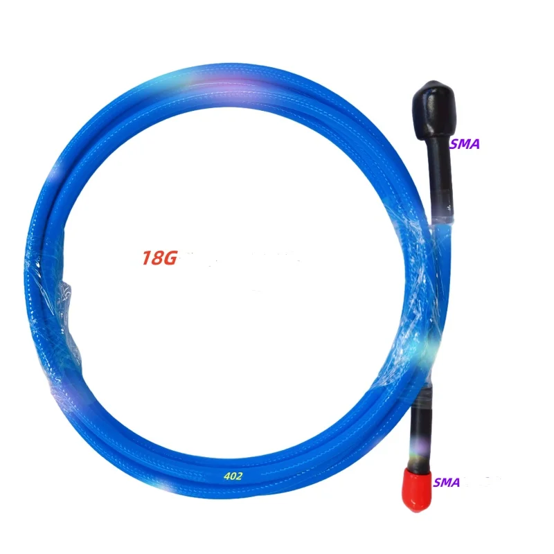 

SMA «мама» 6,7 мм на «папа», высокочастотная тестовая линия, гибкий 402, стабильная фаза, компонент низкого затухания, соединительный кабель SMA-KJ18G