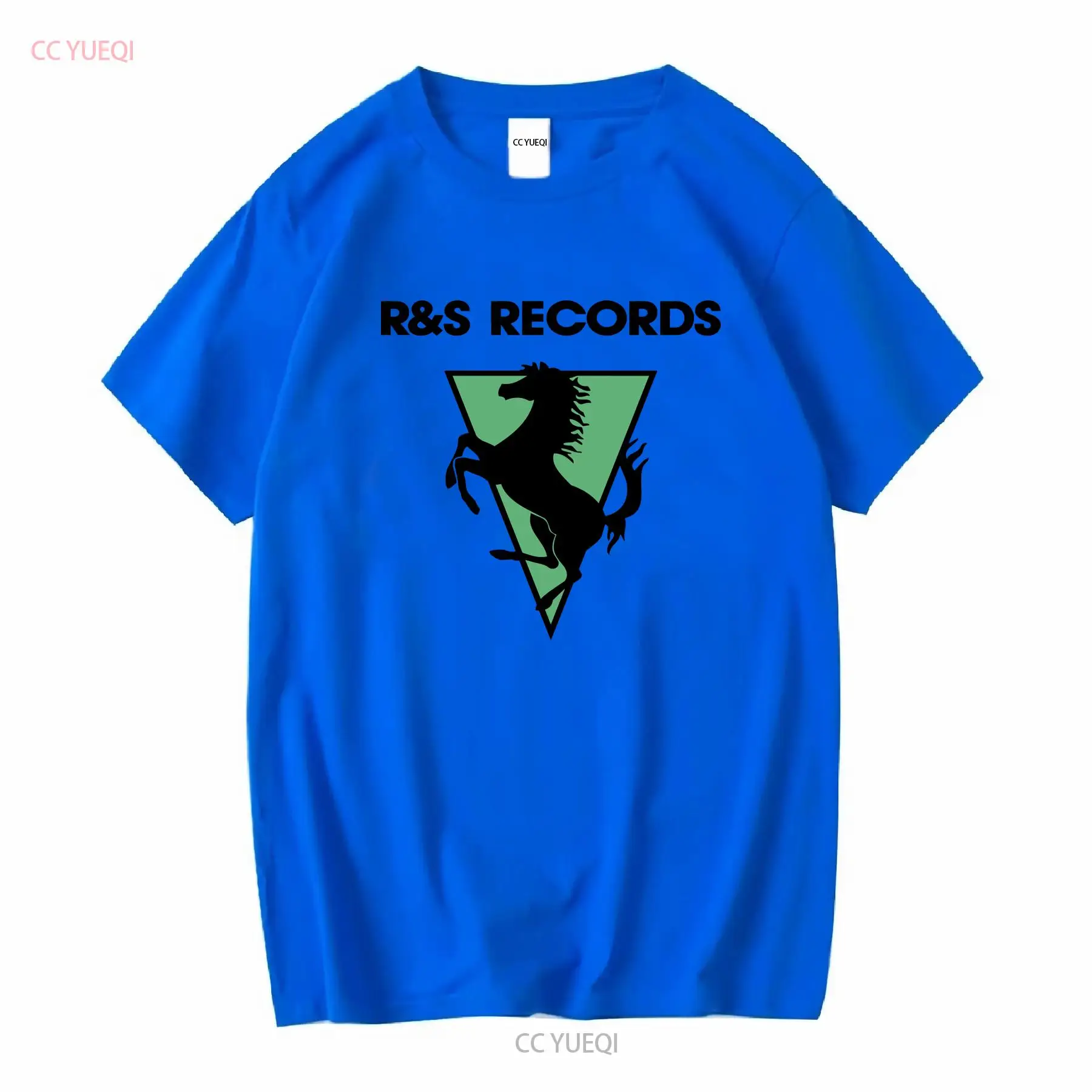 R S Records T Shirt Vintage House Music long or short sleeves vintage Washed Stylish Breathable homme Unisex fashion