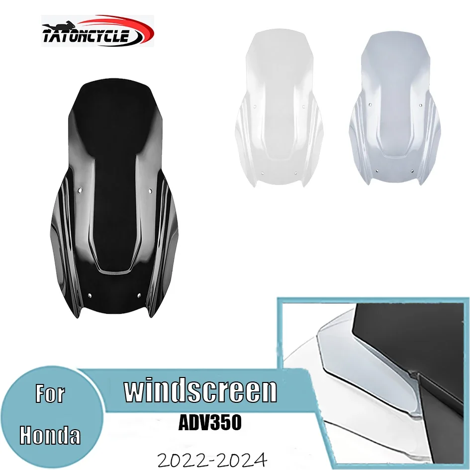

Motorcycle Windshield Windscreen for Honda ADV350 ADV 350 Deflector Fairing 2022-2024 Front Wind Deflector Motorbike Accessories