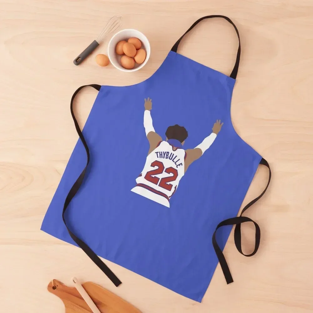 

Matisse Thybulle Three Point Celebration Apron For Hairdresser with pockets Men's Kitchen bib Apron