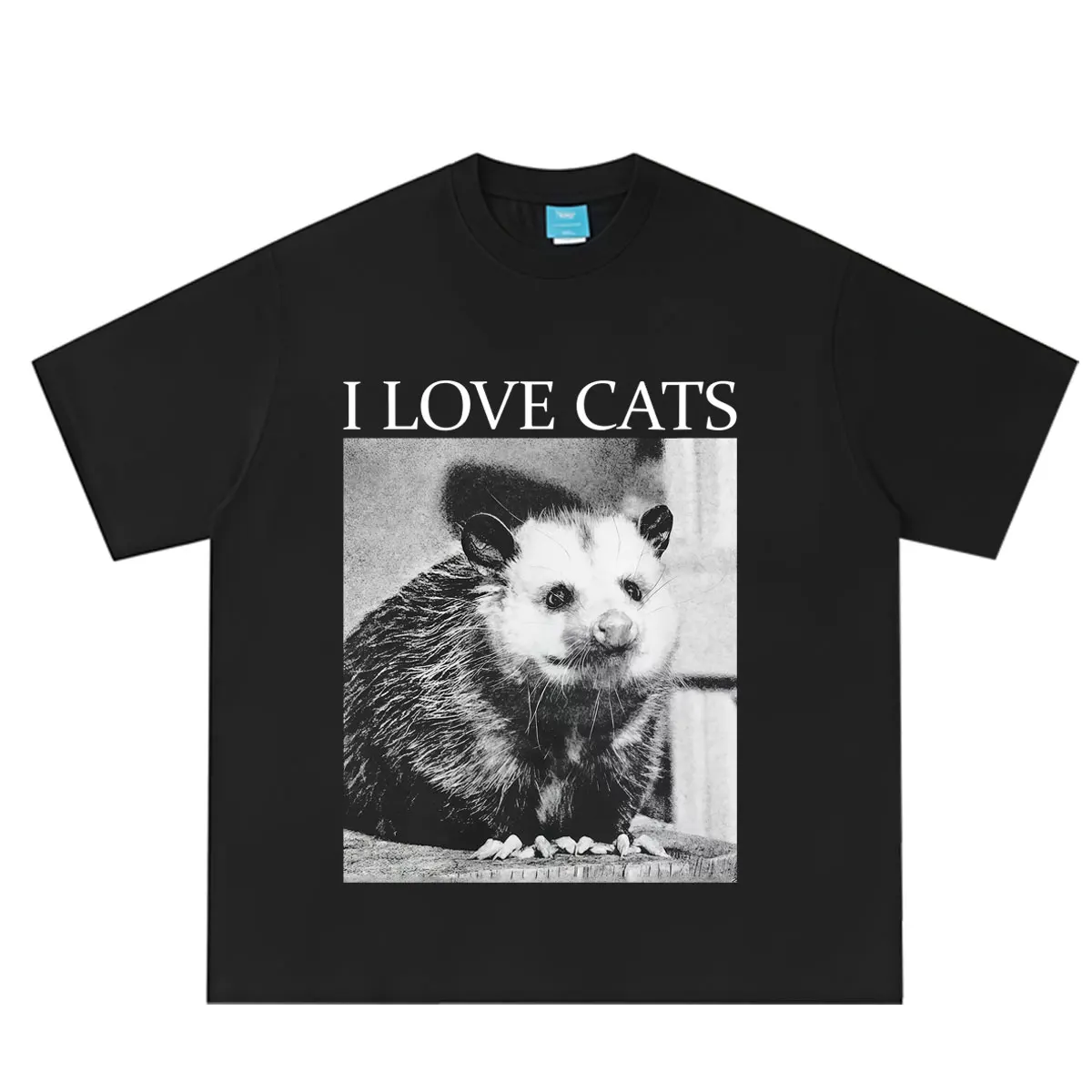 If I Shenan Once I'll Shenanigan Funny Cat Meme T-shirt Men Women Hip-hop T-shirt Short-sleeved Loose Casual Cotton T-shirts