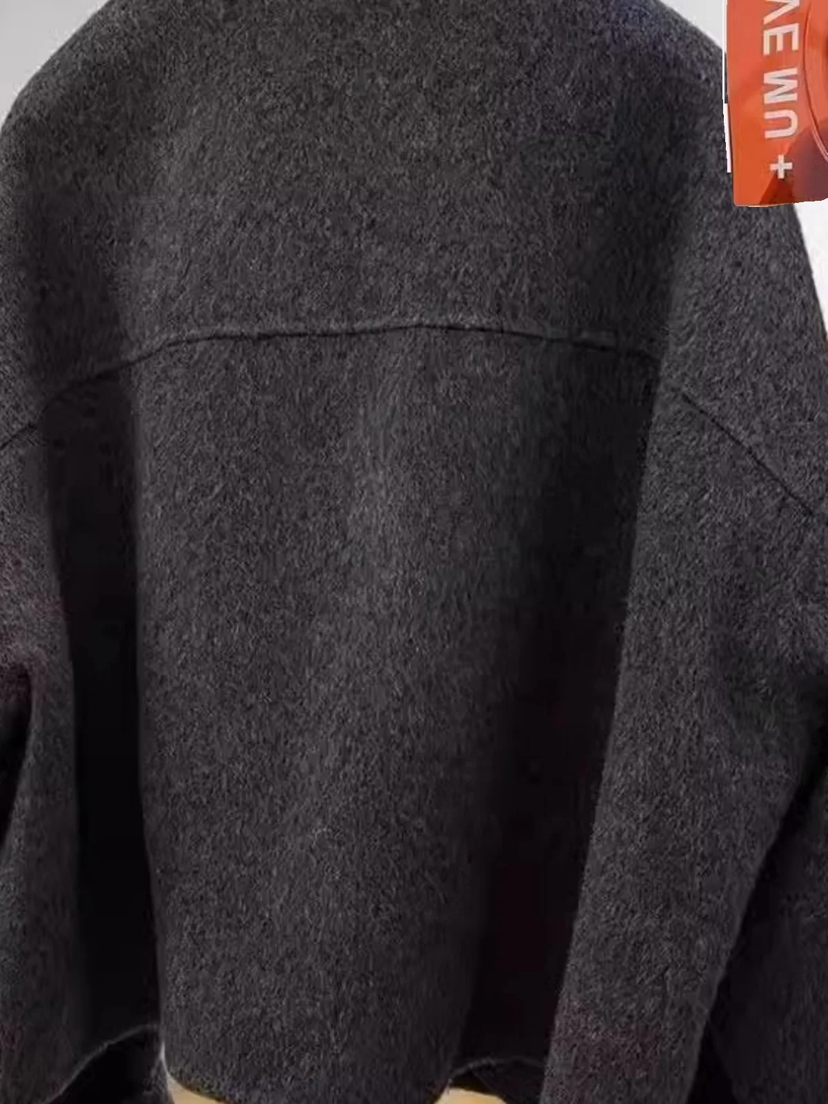   Carbón ey Camere Jaet ort Thiened Ropa de abrigo para mujer Top cálido para Otoño Invierno Faion Versátil Ajuste suelto