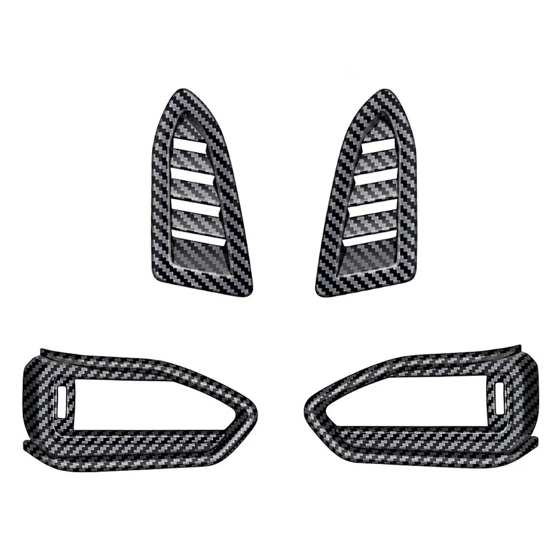 

For Subaru Forester 2025 Dashboard Side Air Condition Vent Outlet Cover Trim Interior Accessories Carbon Fiber