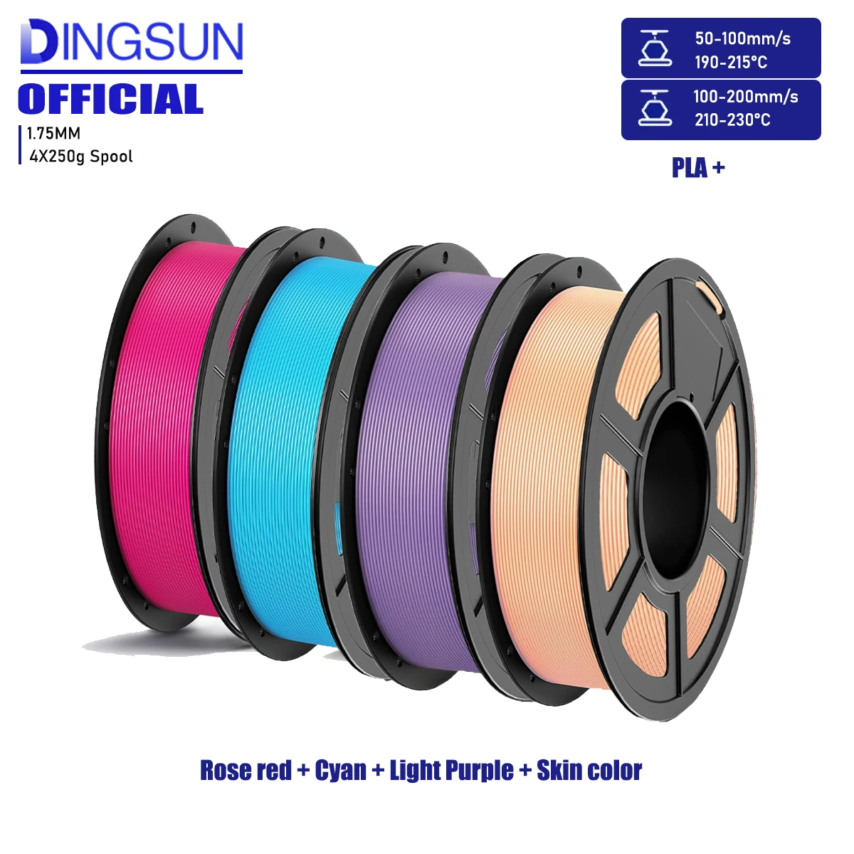 

PLA 3D Printer Filament, 3D Printing PLA Filament 1.75mm Dimensional Accuracy +/- 0.02mm