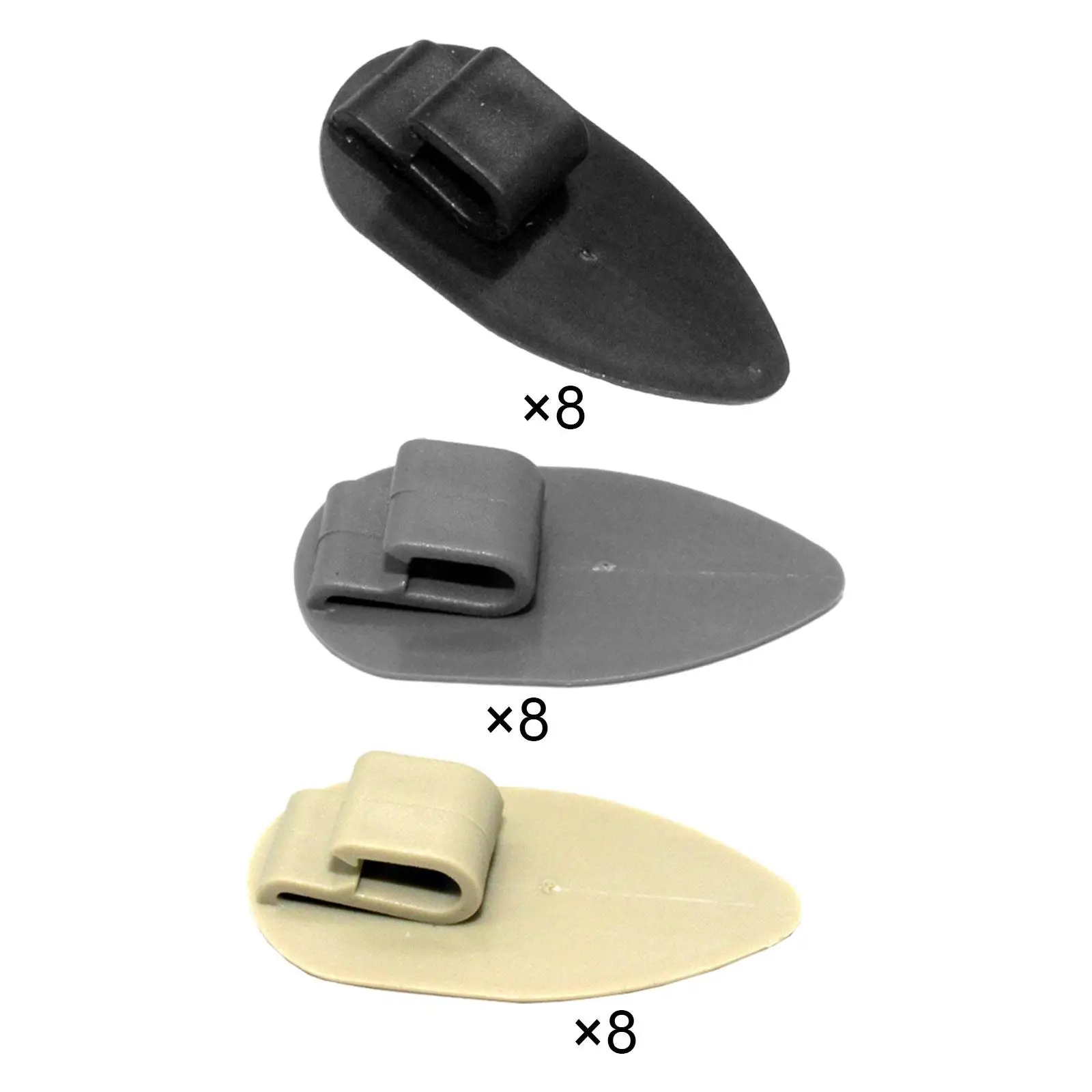 

8 Pieces Car Mat Clips Fixing Retainers for Car Mats Replacement Sturdy